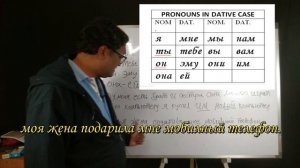 PRONOUNS IN DATIVE CASE OF RUSSIAN LANGUAGE | HOW I LEARN RUSSIAN LANGUAGE