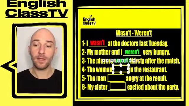 English Grammar Explained:- Level 1 :- Was- Were Lesson 2 смотреть онлайн