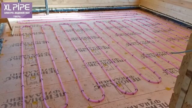 Отопление XLpipe в доме из бруса смотреть онлайн