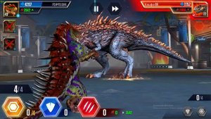 Амфибии против Альфа 06 - 27 УРОЕНЬ Jurassic World The Game