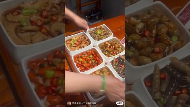 Улитки поданы китай отдых вкусно еда