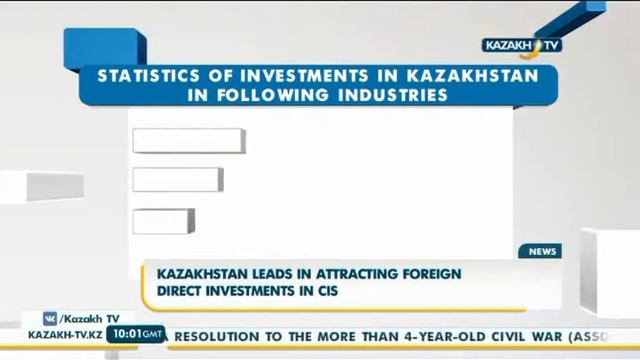 Казахстан   лидер по привлечению прямых иностранных инвестиций в СНГ   Kazakh TV