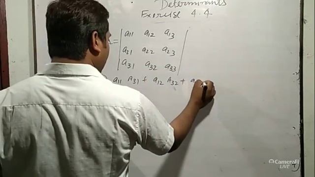 Determinants(Adjoint and inverse of matrix) //NCERTEx 4.4/Class 12th //Lect. VK Verma Maths