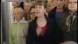 Новости 100ТВ, сюжет из Пикалево, штурм администрации + комментарий в студии