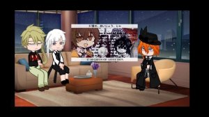 Реакция Bsd(Чуя,Ацуши, Куникида) На дазая