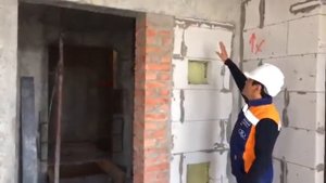 Кладка из газоблока.Замена ДЖМ на кладку