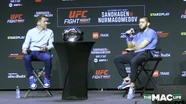 пресс-конференция Ислам Махачев