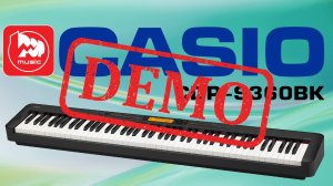 Цифровое пианино CASIO CDP-S360 - демонстрация звучания