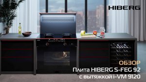 Обзор газоэлектрической плиты HIBERG S-FEG 92 с вытяжкой i-VM 9120