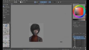 Dedication (Mira) - Yuk Gambar! | Krita Painting Progress