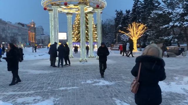268. Новогодний Ростов. Центральная елка #ростовнадону #югроссии #новыйгод