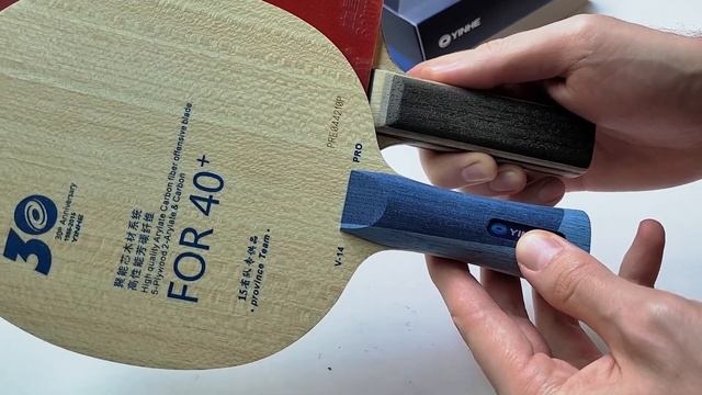 Основание Yinhe V14 Pro (аналог Timo Boll ALC) и накладка Saturn Pro