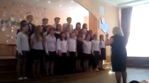 "Аист на крыше" сводный хор