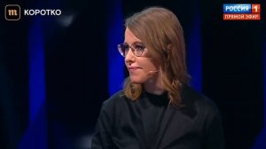 Жириновский обругал Собчак матом на дебатах