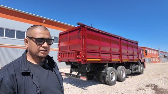 Два новых КАМАЗа 6520 самосвала-сельхозника Евро-5 отправляются в Краснодар!