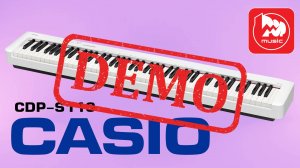 Цифровое пианино CASIO CDP-S110 - демонстрация звучания