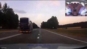 Погоня за пьяным водителем автовоза