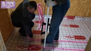 Монтаж отопления XL PIPE в каркасном доме