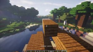 Как построить дом рыбака l Майнкрафт постройки #1