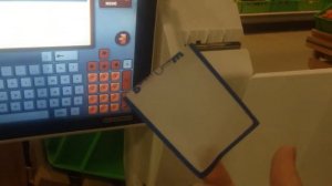 Bizerba KH 800 сдвиг этикетки