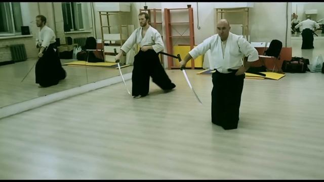 Techniques for drawing a sword and techniques for self-defense against an attack