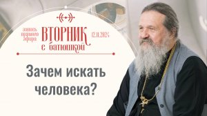 Вторник с батюшкой. Тема: «Ищу человека». Беседа с прот. Андреем Лемешонком 12 ноября 2024 г.