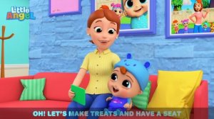Family Vacation (Jungle Park) | Little Angel Kids Songs & Nursery Rhymes | Colors for Kids