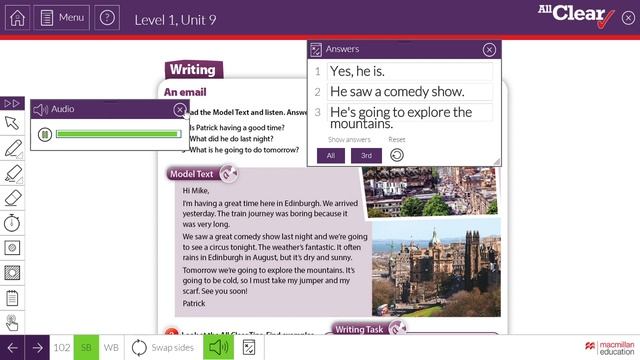 Macmillan Education Everywhere1 u9 p.102 смотреть онлайн