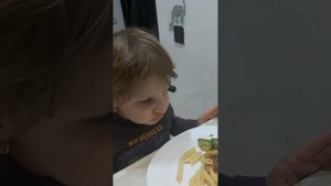 Ужин у ребёнка  четырёх лет
