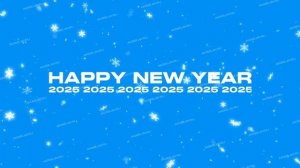 Preview - 4K Christmasfootage 2025 Text - loop - Blue