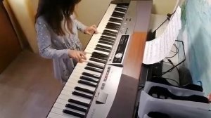 Тема с вариациями (Ю. Весняк) для начинающих на фортепиано