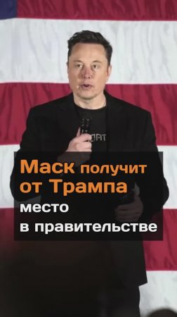 Маск получит от Трампа место в правительстве