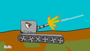 грустная история маленького танка #flipaclip #мультики_про_танки