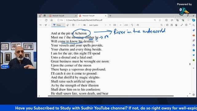 Macbeth Act 3 Scene 5 | Explanation in English | ISC Class 12 | English with Sudhir Sir | SWS смотреть онлайн
