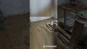 ремонт пола в гараже!)