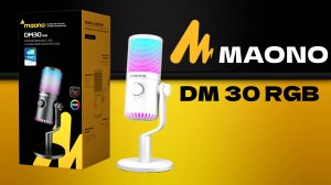 Maono Dm30 Rgb - Конденсаторный микрофон с отличным качеством записи