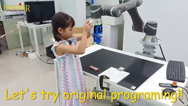 Ребенок смог запрограммировать коллаборативного робота TM ROBOT (TECHMAN)