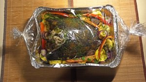 Сом с овощами запечённая в духовке. Вкус удовольствия. Как приготовить и устроить себе праздник.