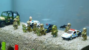 Fantasy LEGO FLOOD Action | Giant Fish Monster Attacks Lego People Causing Tsunamis And Flood