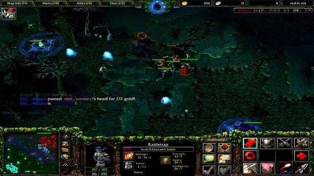 DotA 6.83 - Clockwerk BEYOND GODLIKE ! (TheBaltazarTV)