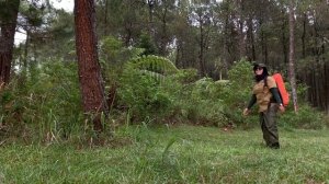 SOLO CAMPING IN HEAVY RAIN AND THUNDERSTORMS - RELAXING CAMPING IN RAIN