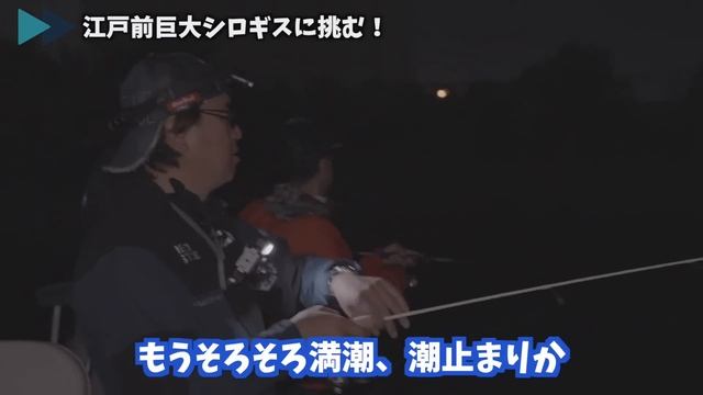 江戸前の巨大キスに挑む