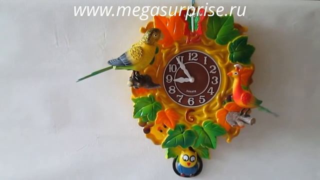 Часы с птичками www.megasurprise.ru смотреть онлайн