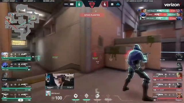 [VCT AMERICAS kickoff 2024]C9 vs NRG  D5 map SUNSET | Highlights | [VALORANT]