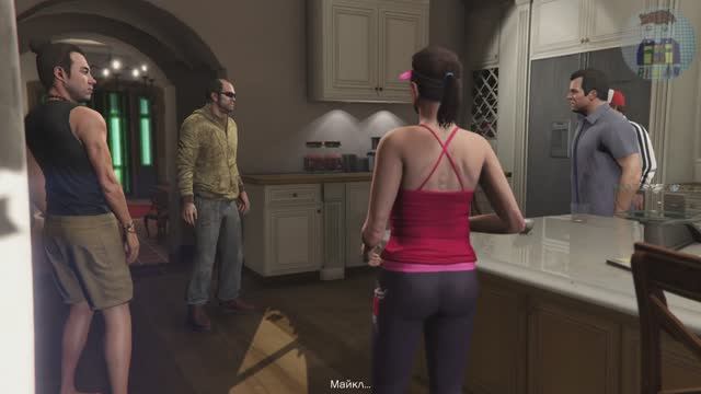 #8 Grand Theft Auto V. Прохождение видеоигры. Часть 8. ПОДПИШИСЬ!