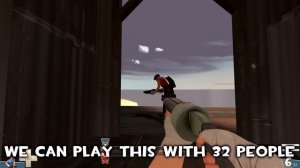 TF2 - Wacky Maps! Super Long 2Fort, Upsidedown Turbine!