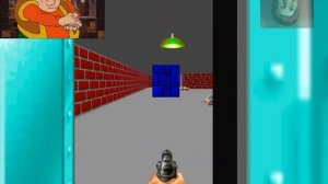 Моршу играет в Wolfenstein 3D