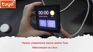 Панель управления умным домом Tuya работающая на Linux