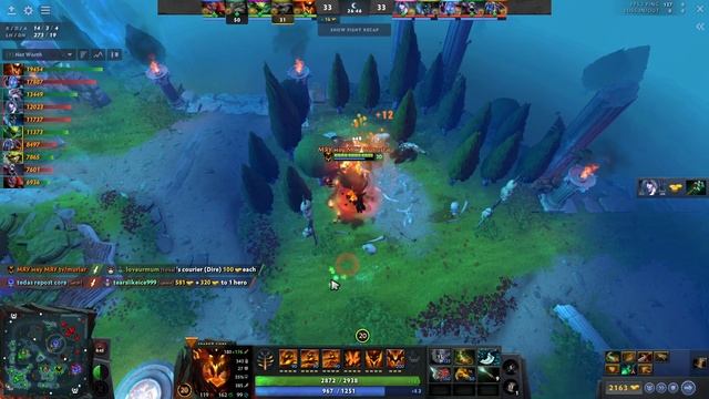 Shadow Fiend Gameplay with Refresher - Ringmaster Dota смотреть онлайн