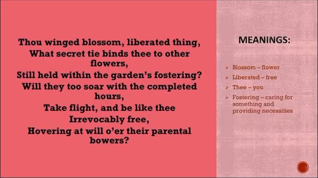 ODE TO A BUTTERFLY (Part - I) || THOMAS WENTWORTH HIGGINSON || Ace with Aster смотреть онлайн